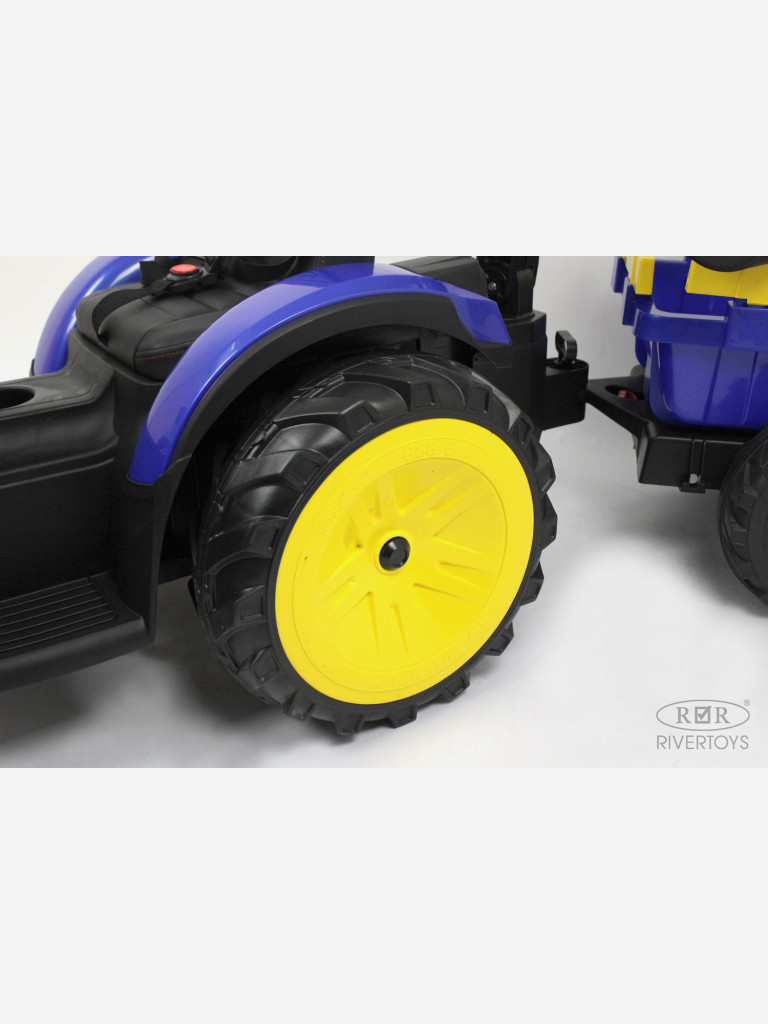 Детский электромобиль RIVERTOYS экскаватор-погрузчик A777MP
