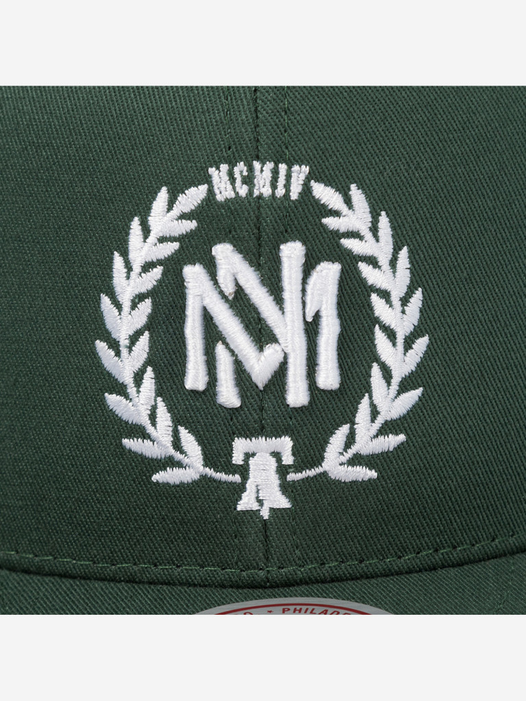 Бейсболка с прямым козырьком MITCHELL NESS HHSS6829-MNNYYPPPDKGN (зеленый)