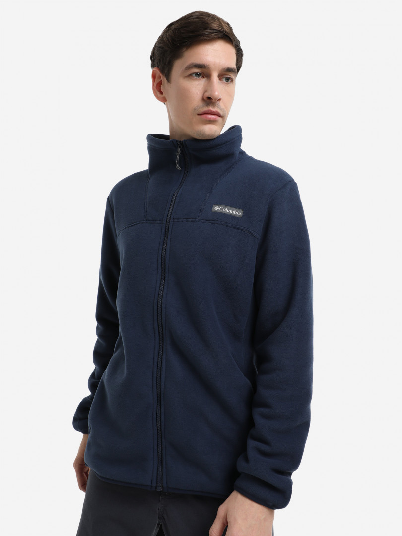 фото Джемпер флисовый мужской columbia winter pass full zip, синий