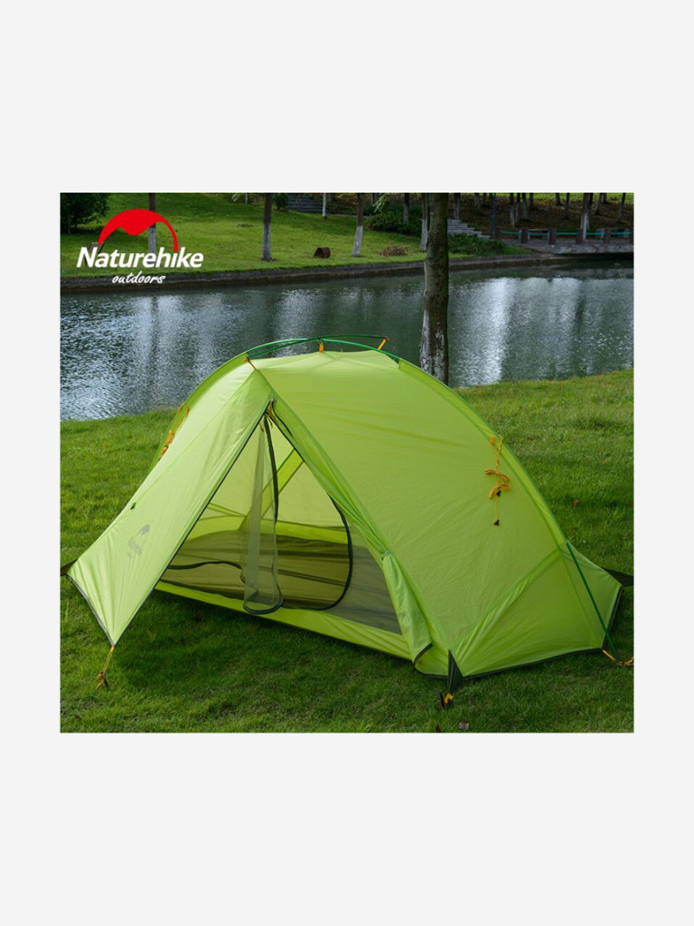Палатка Naturehike Tagar Si 1-местная, алюминиевый каркас, сверхлегкая, зеленая