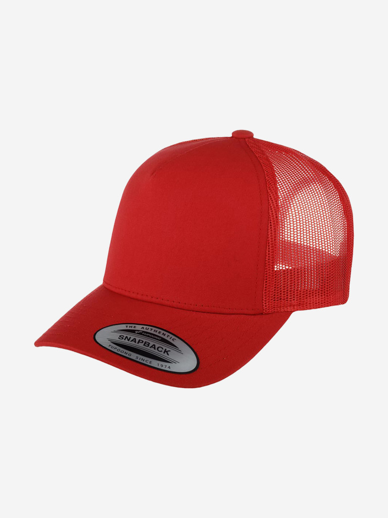 Бейсболка с сеточкой FLEXFIT 6506 (красный)