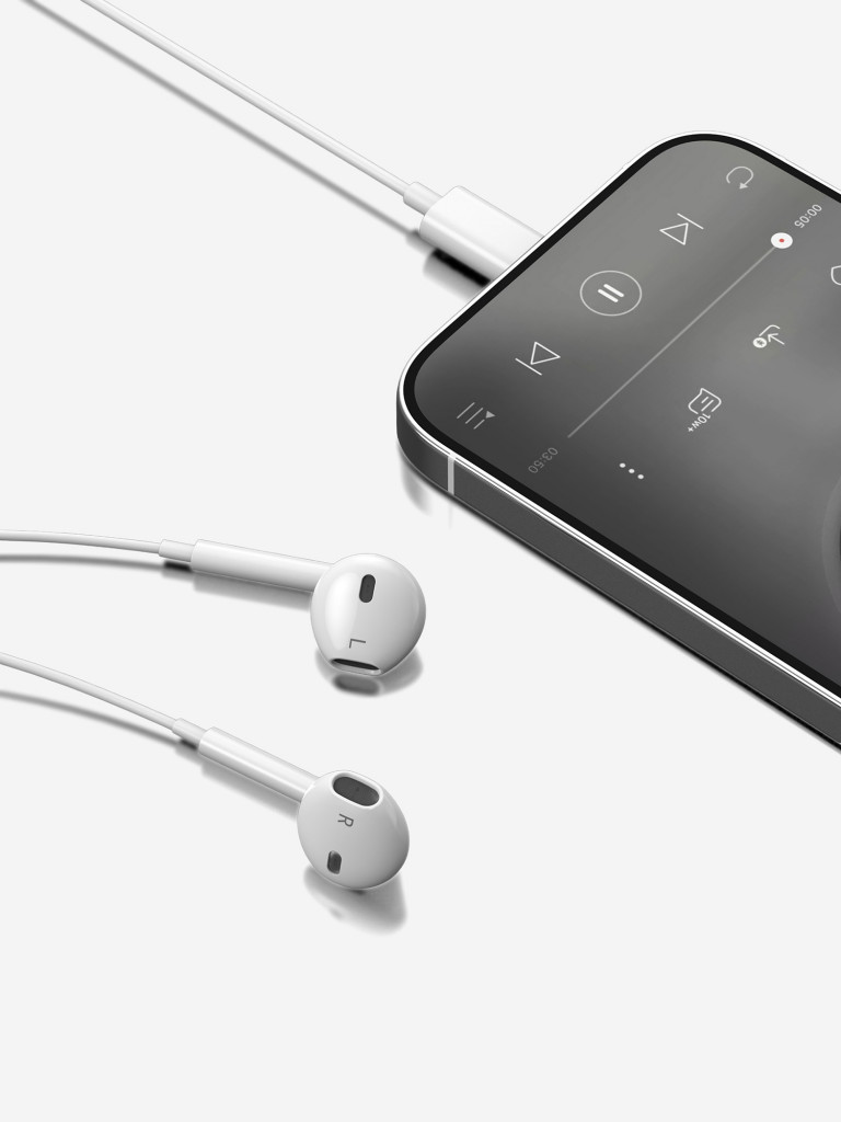 Стереогарнитура Stereo Air Lightning, 1.2 метра