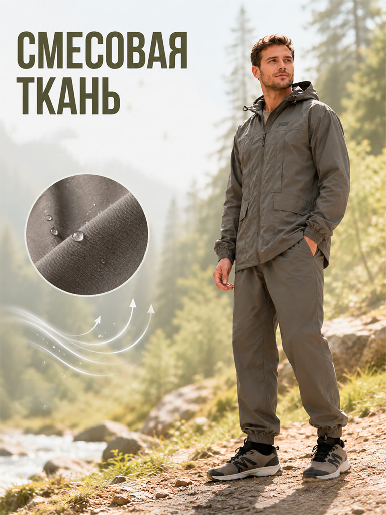Костюм летний антимоскитный Лесовик ORION Active, хаки