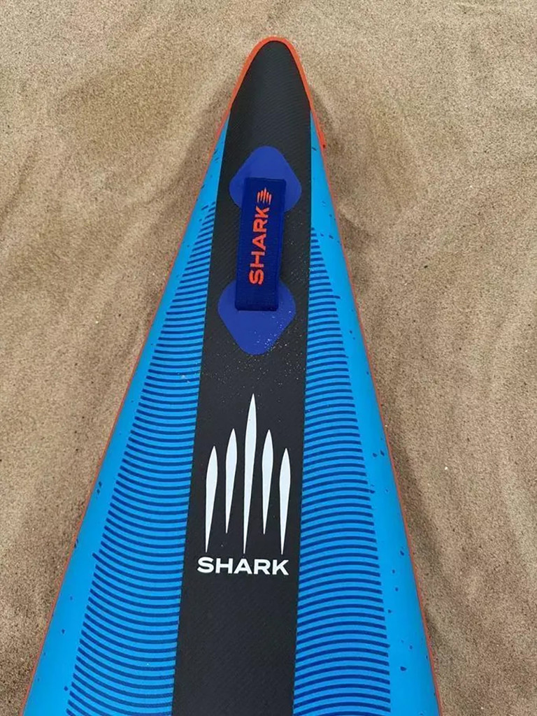 Сапборд надувной двухслойный Shark Speed+ 12.6x28x5, 381x71x12 см