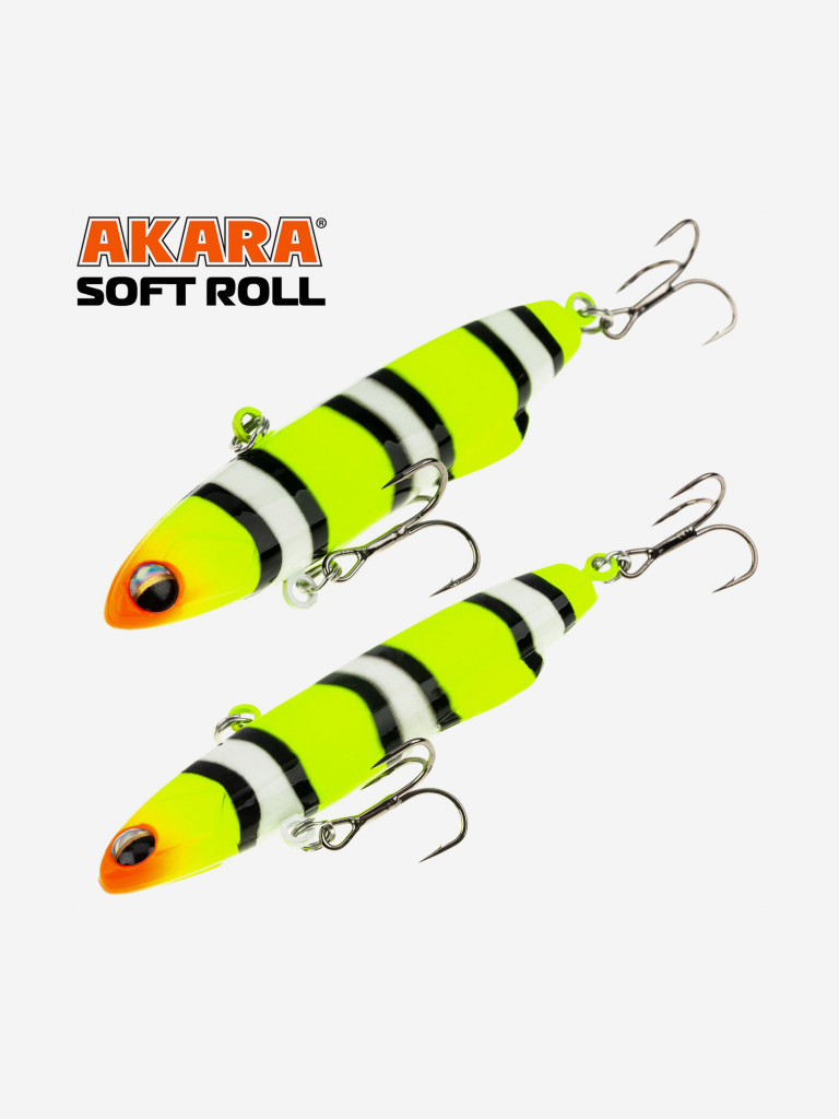 Воблер Akara раттлин Soft Roll 80 мм 28 гр. A72