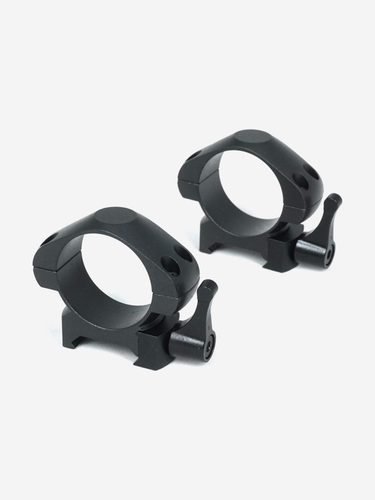 Кольца для оптических прицелов ARKON 30 мм быстросъемные на weaver, стальные, низкие