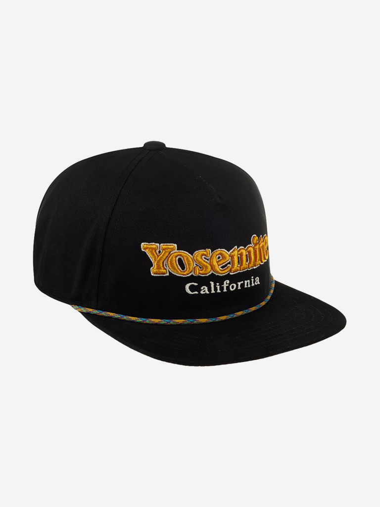 Бейсболка с прямым козырьком AMERICAN NEEDLE 21017A-YONP Yosemite National Park Coachella (черный)