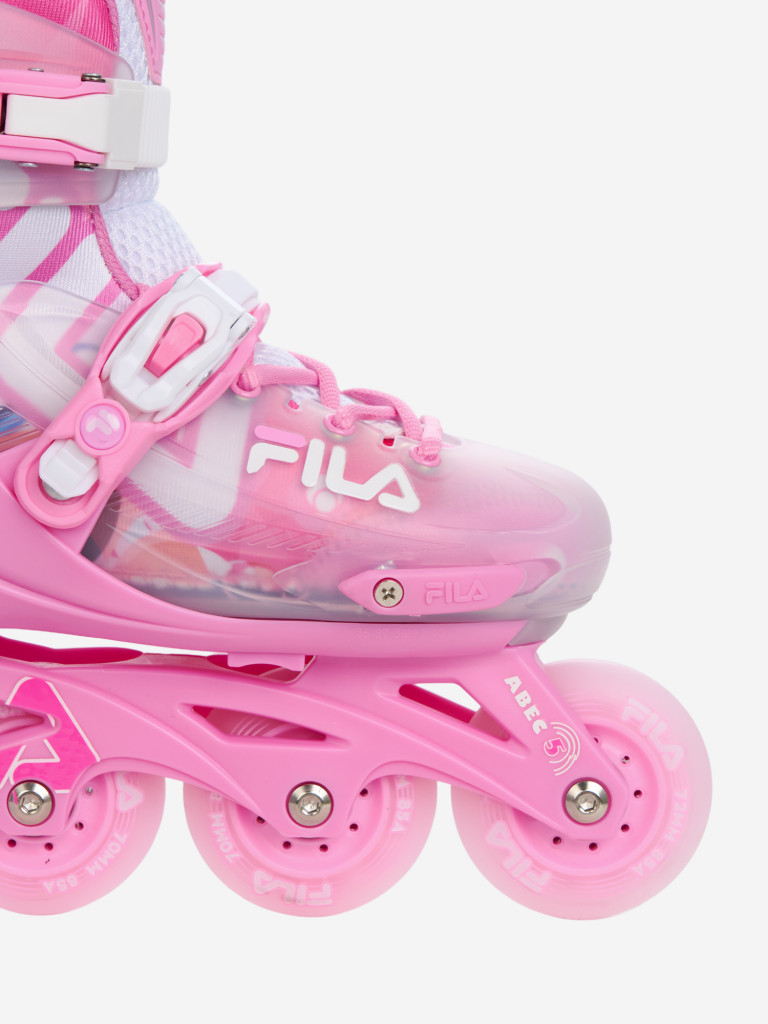 Роликовые коньки детские раздвижные FILA S-One Pink