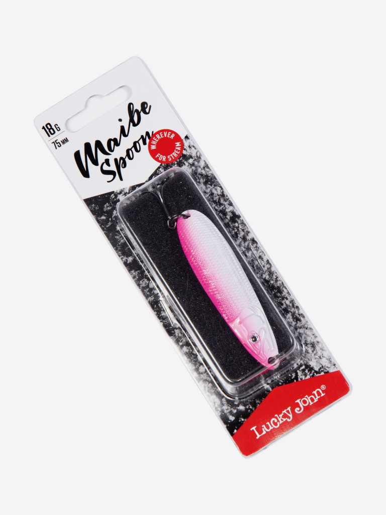 Блесна колеблющаяся Lucky John MAIBE SPOON, длина 75 мм, вес 18 г