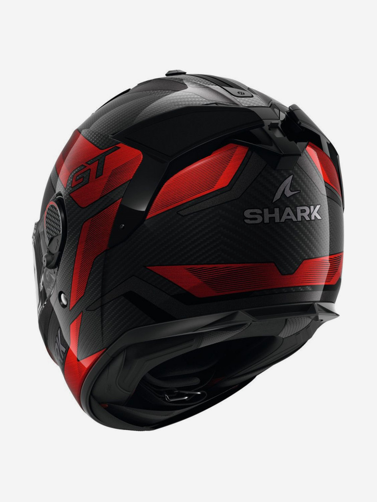 Мотошлем интеграл Shark SPARTAN GT PRO RITMO CARBON Black/Red/Chrome