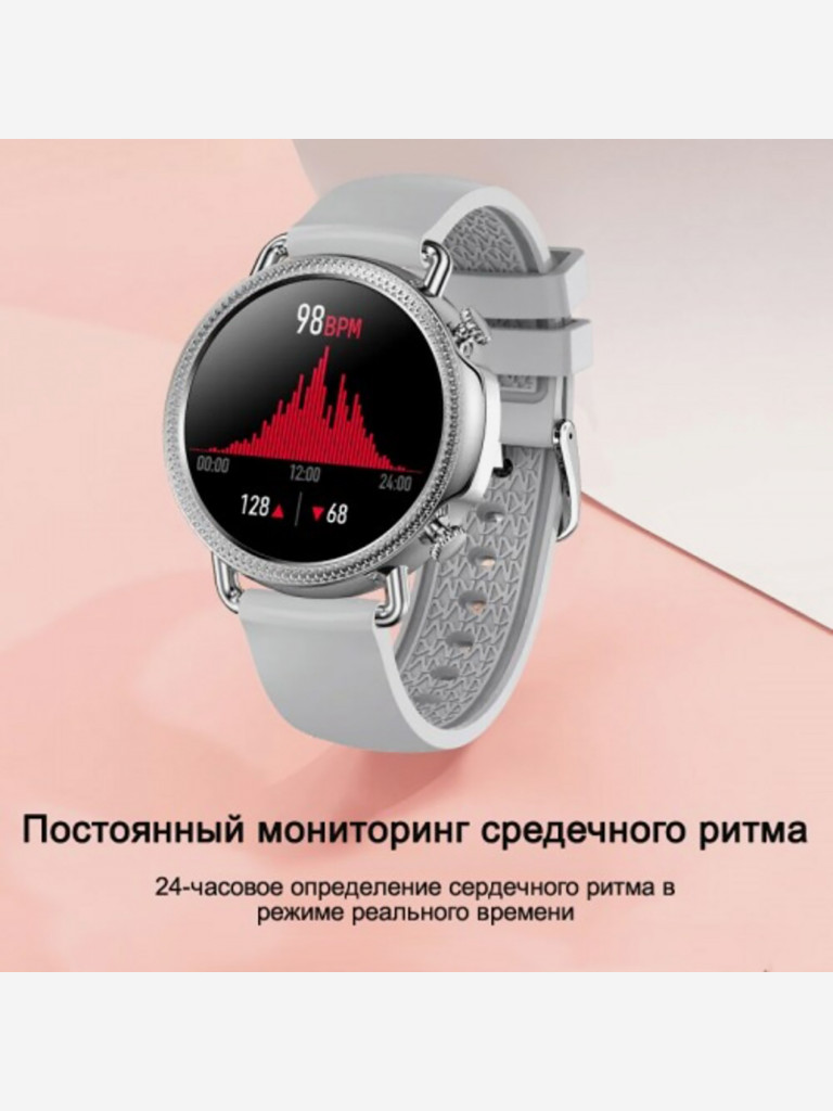 Умные часы CheckME Smart CMSV25GR с шагомером и измерением пульса