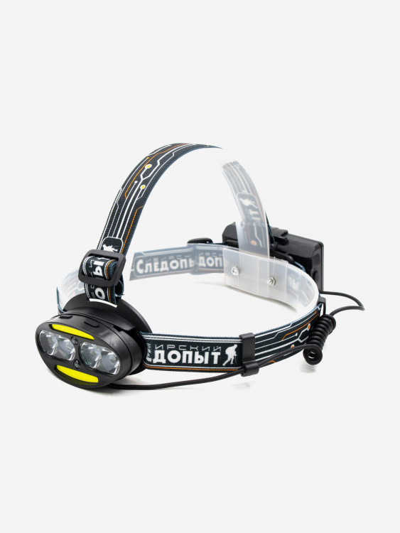 Фонарь налобный Сибирский Следопыт-Радиант, 4 Led + 2 Cob, аккумулятор 220В.