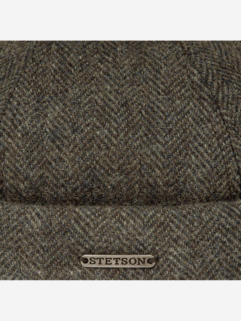 Шапка докер STETSON 8820502 DOCKER WOOL HERRINGBONE (серый)