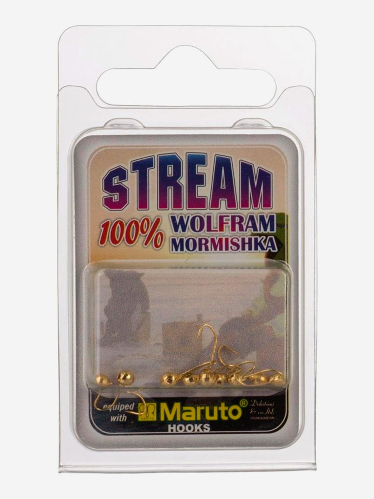 Мормышка Helios вольфрамовая Шар с отверстием мелкая грань 5мм 1,15г Go (MW-1650-Go), 10 штук в упаковке