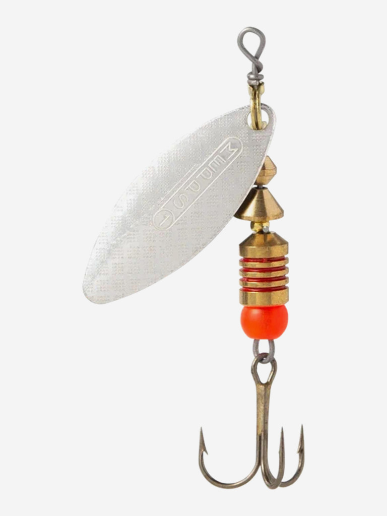 Блесна для рыбалки вертушка Mepps AGLIA LONG 1, Silver, комплект из 5 штук