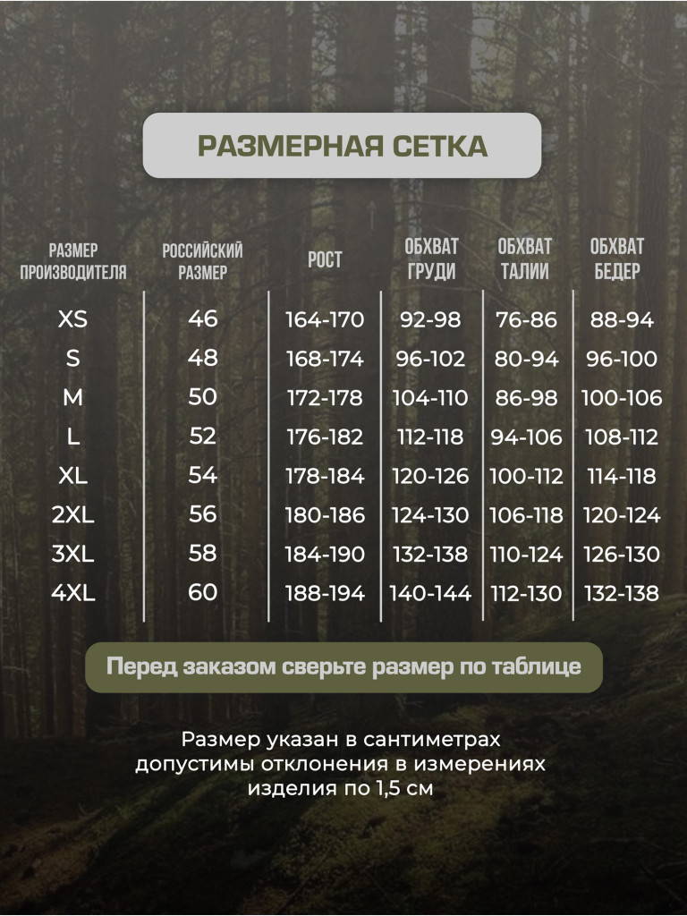 Костюм мужской охотничий FINNHUNT Reliable Forest Camo APS PRO