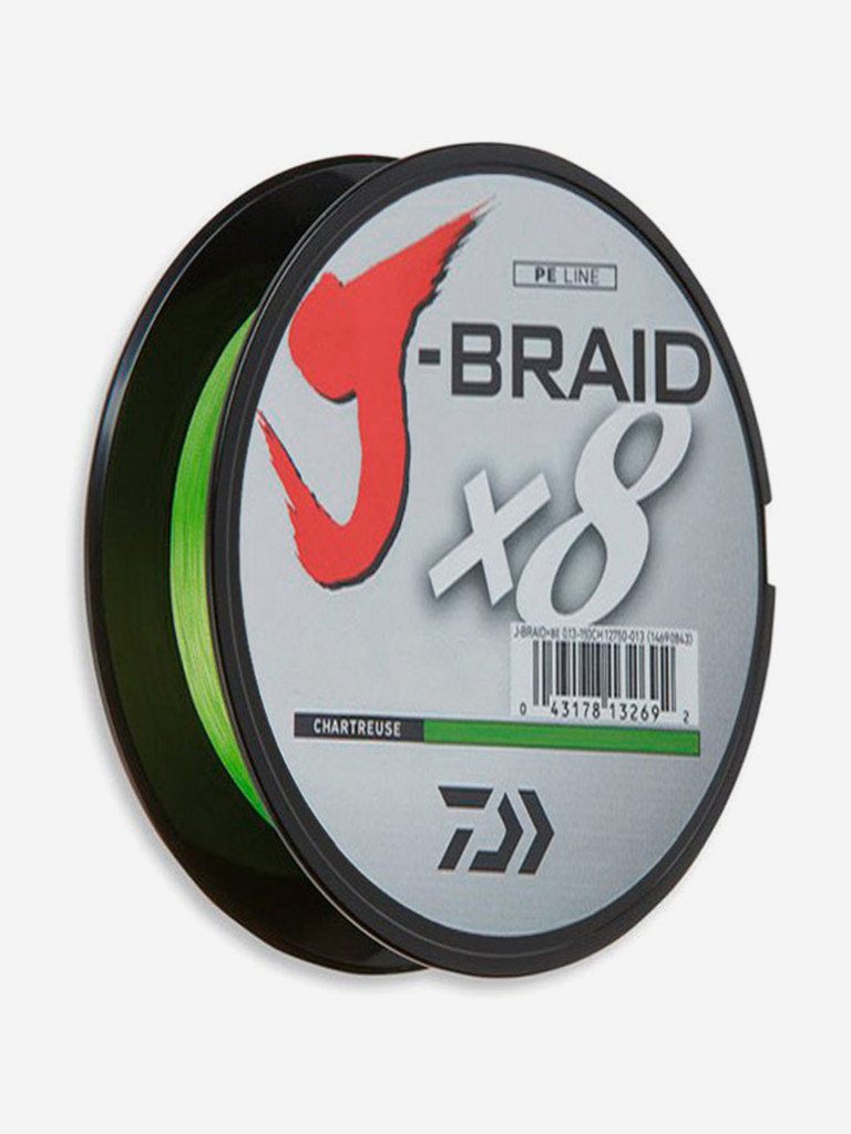 Шнур DAIWA J-Braid x8 150м Chartreuse 0,06мм 4кг