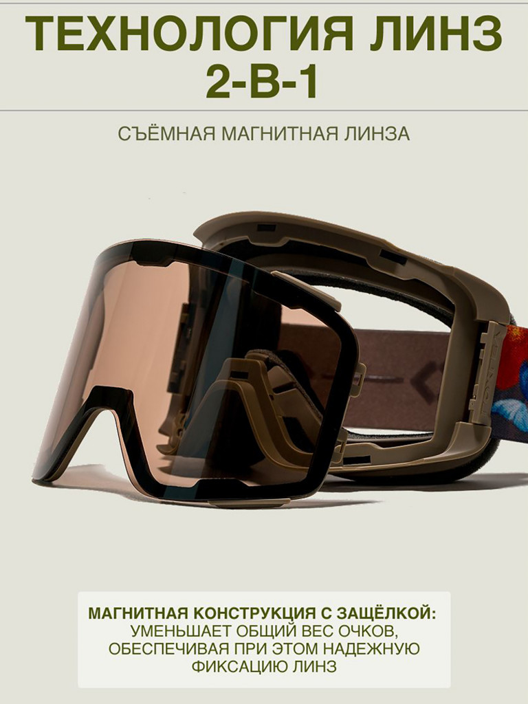 Маска горнолыжная LOXLEY - ART