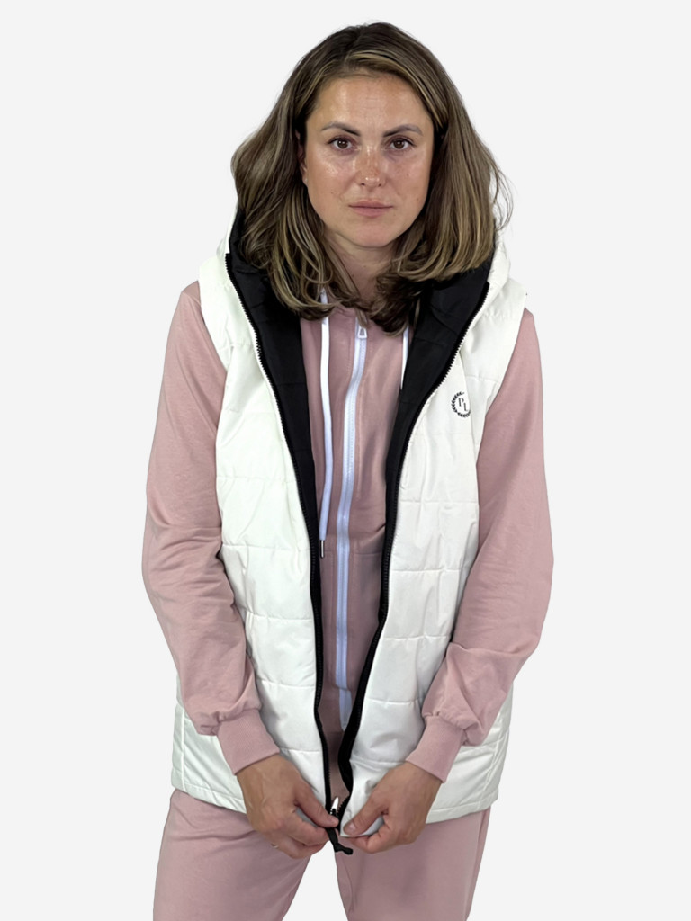 Жилетка женская утепленная двусторонняя с капюшоном Pater'c Legion