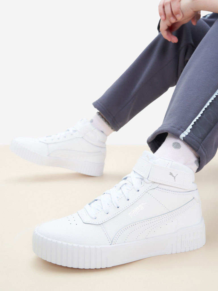 Кеды для девочек PUMA Carina 2.0 Mid Jr