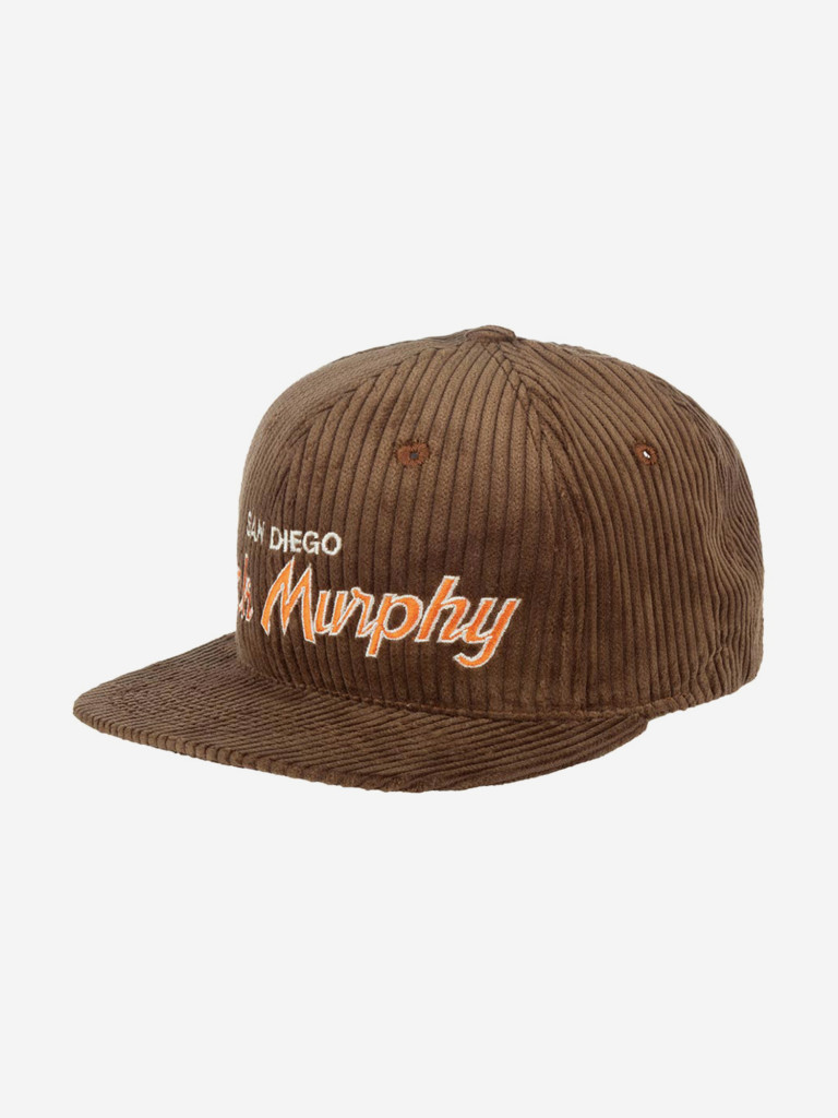 Бейсболка с прямым козырьком HOOD 103-SWC003-CA047-ST Jack Murphy Cord (коричневый)
