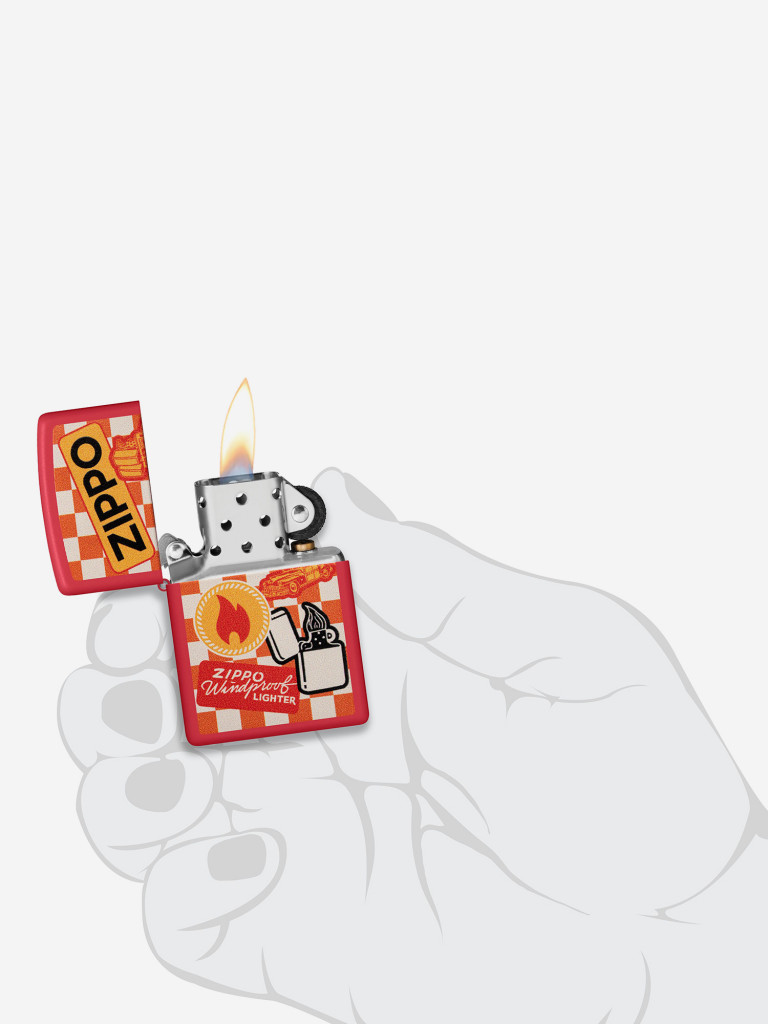 Зажигалка бензиновая ZIPPO 48998 Retro