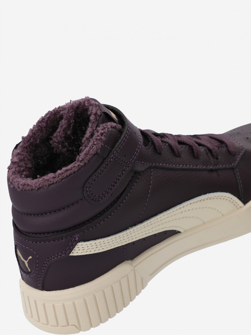 Кеды утепленные для девочек PUMA Carina 2.0 Mid WTR Jr 30891300299 Фиолетовый, размер 38,36,37.5,36.5,35,37, фото 6