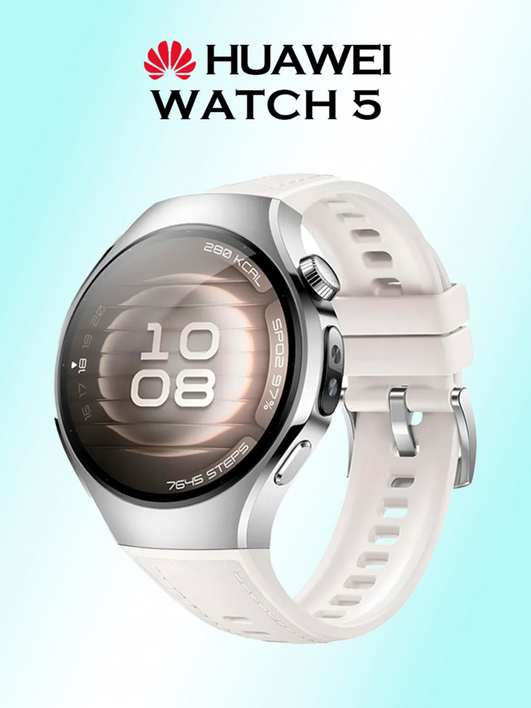 Умные часы HUAWEI Watch 5, 42 мм, белые
