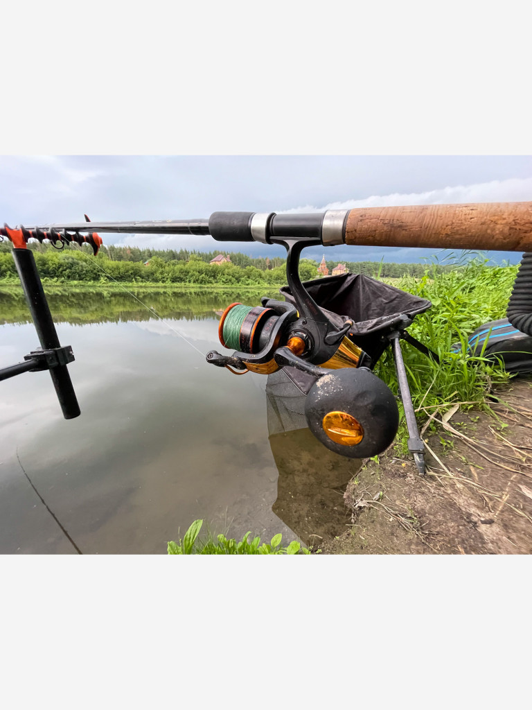 Катушка карповая с байтраннером Волжанка Карп Мастер 3000