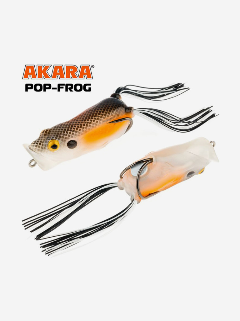 Воблер Akara Pop-Frog 70 лягушка плавающий на щуку 18гр 12