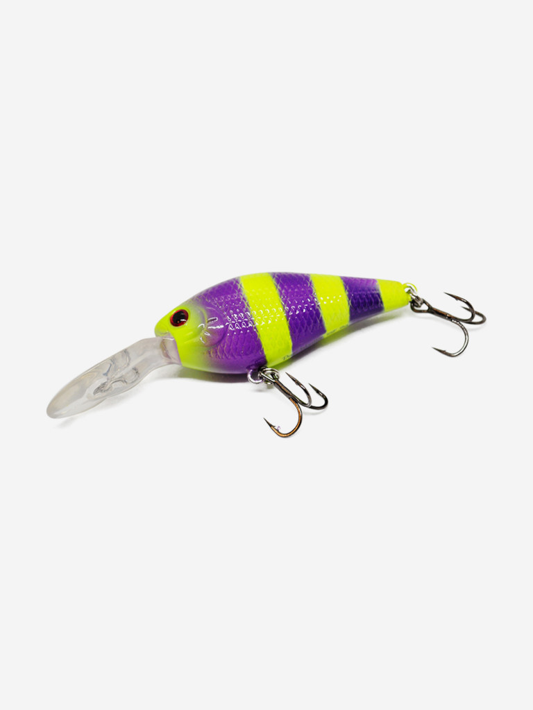 Воблер Mottomo Deep Wrestler 55F 9g Violet Chartreuse