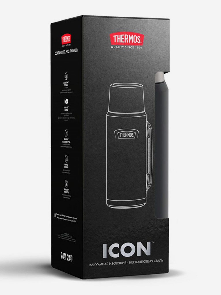 Термос для чая 1,2 л THERMOS ICON-210 черный
