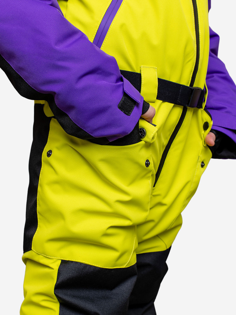 Комбинезон утепленный для девочки batik Марси лимонный