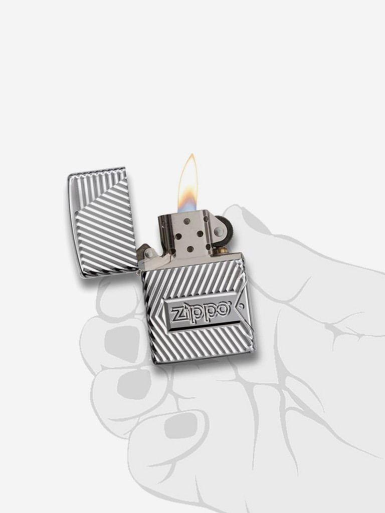 Зажигалка Zippo Armor Bolts Design High Polish Chrome