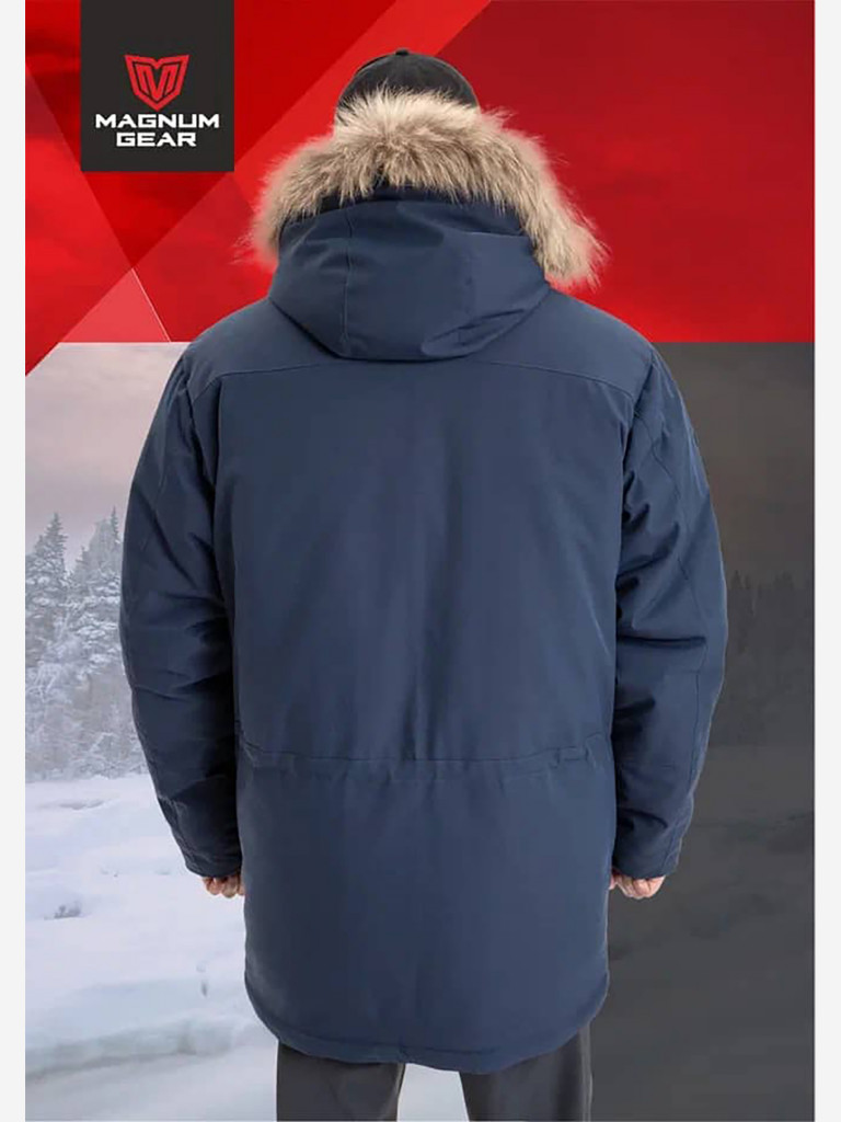 Парка для охоты мужская MAGNUM GEAR HUSKY PARKA -40°С синий