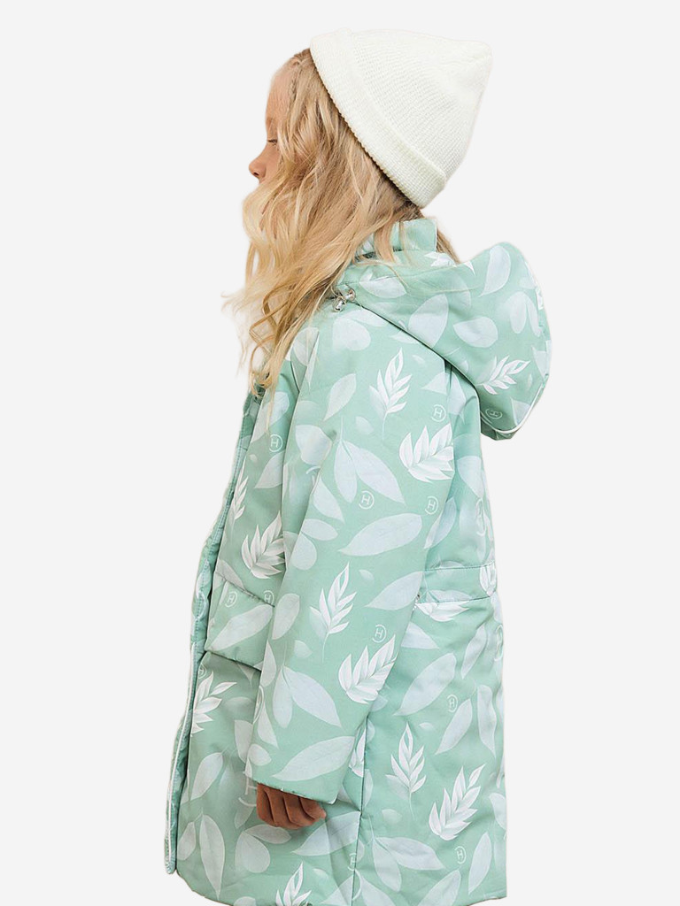 Парка для девочки batik Норис зеленый