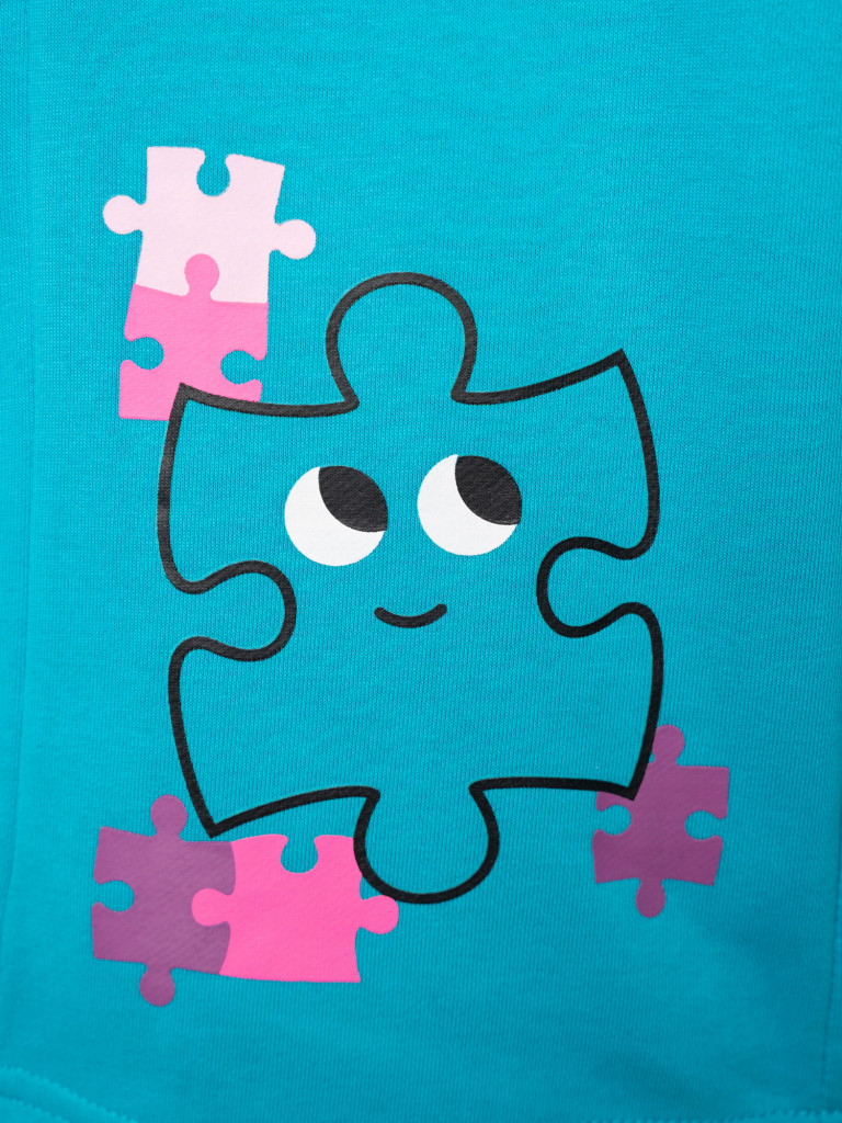 Комплект для девочки: толстовка, брюки PlayToday