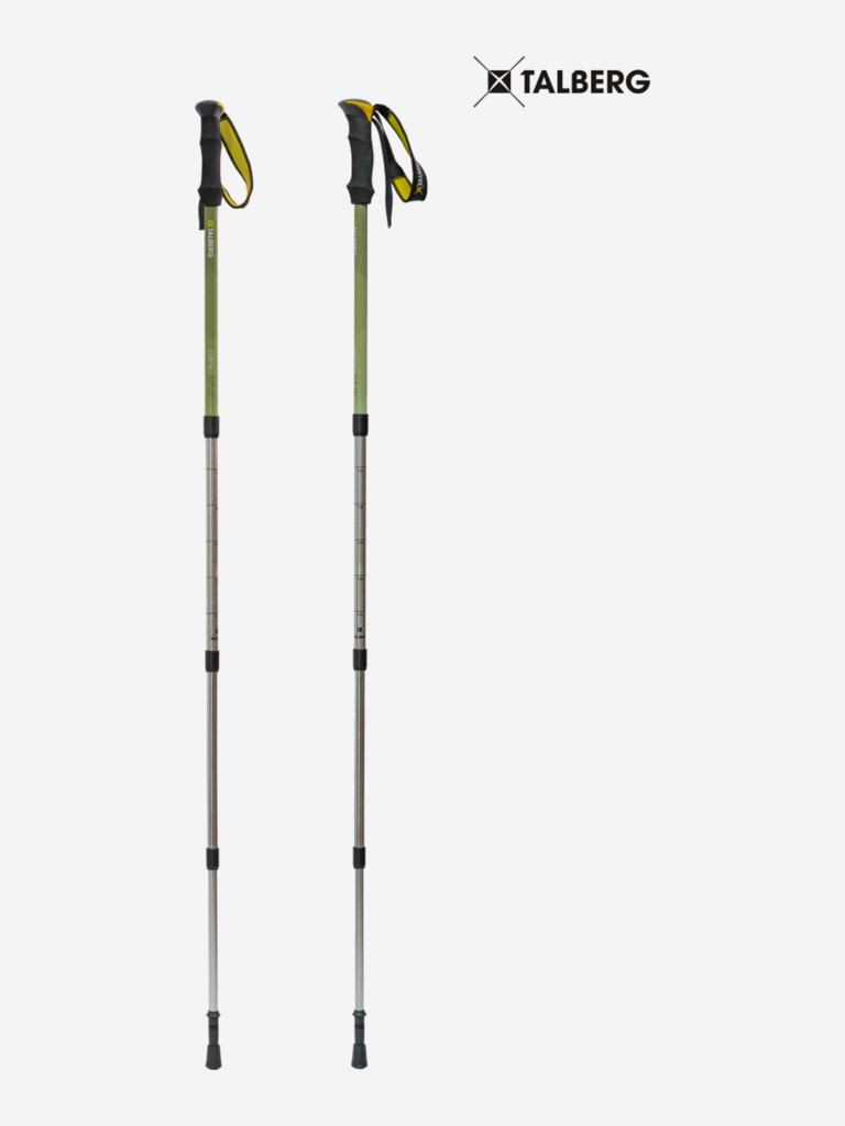 Палки треккинговые COMPACT POLE, зеленый