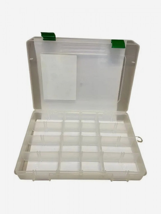 Коробка рыболовная для приманок Fisherbox 250 (25x19x04) средняя