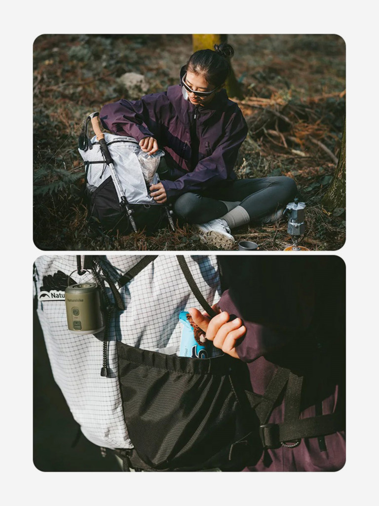 Туристический рюкзак Naturehike Helium 25 л черный