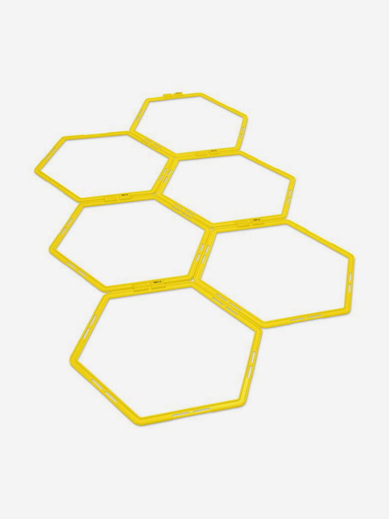 Координационная дорожка SKLZ шестиугольник, 6 шт. , с зажимами