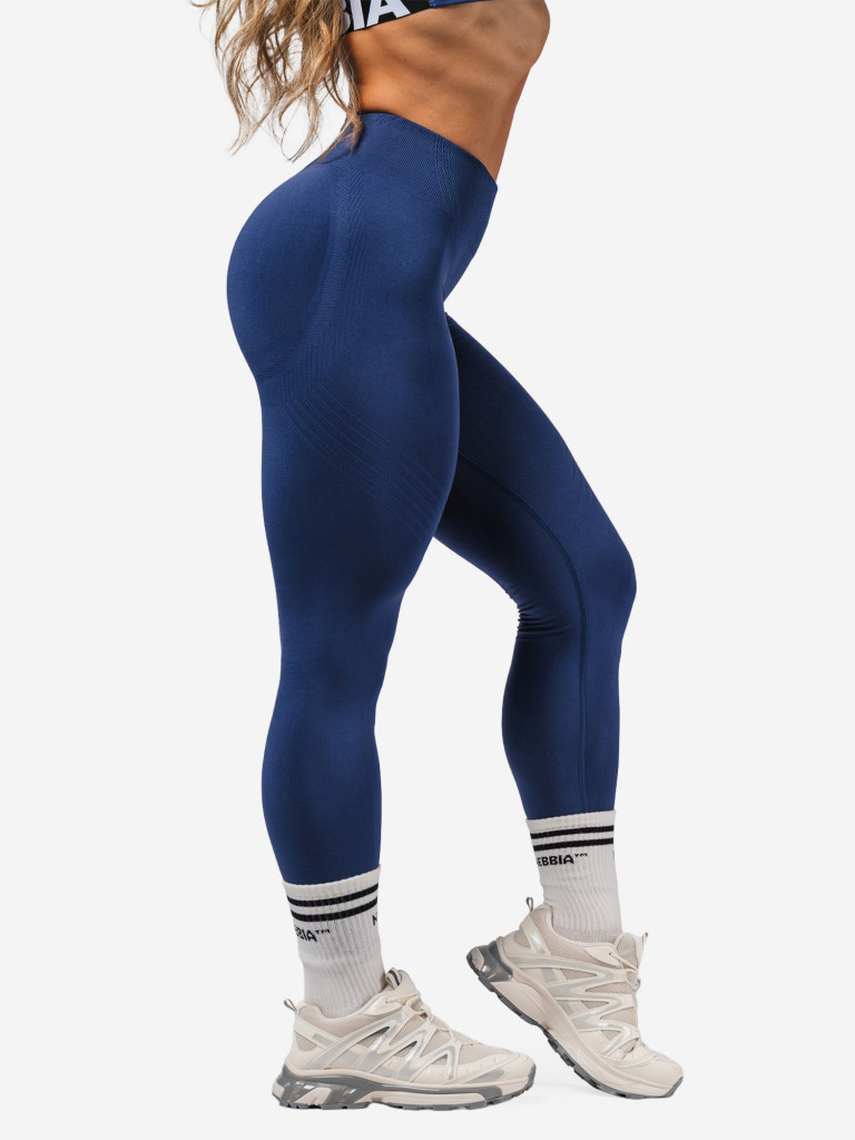 Легинсы спортивные женские NEBBIA Push-Up Leggings with Shaping Lines FLOW SEAMLESS 497