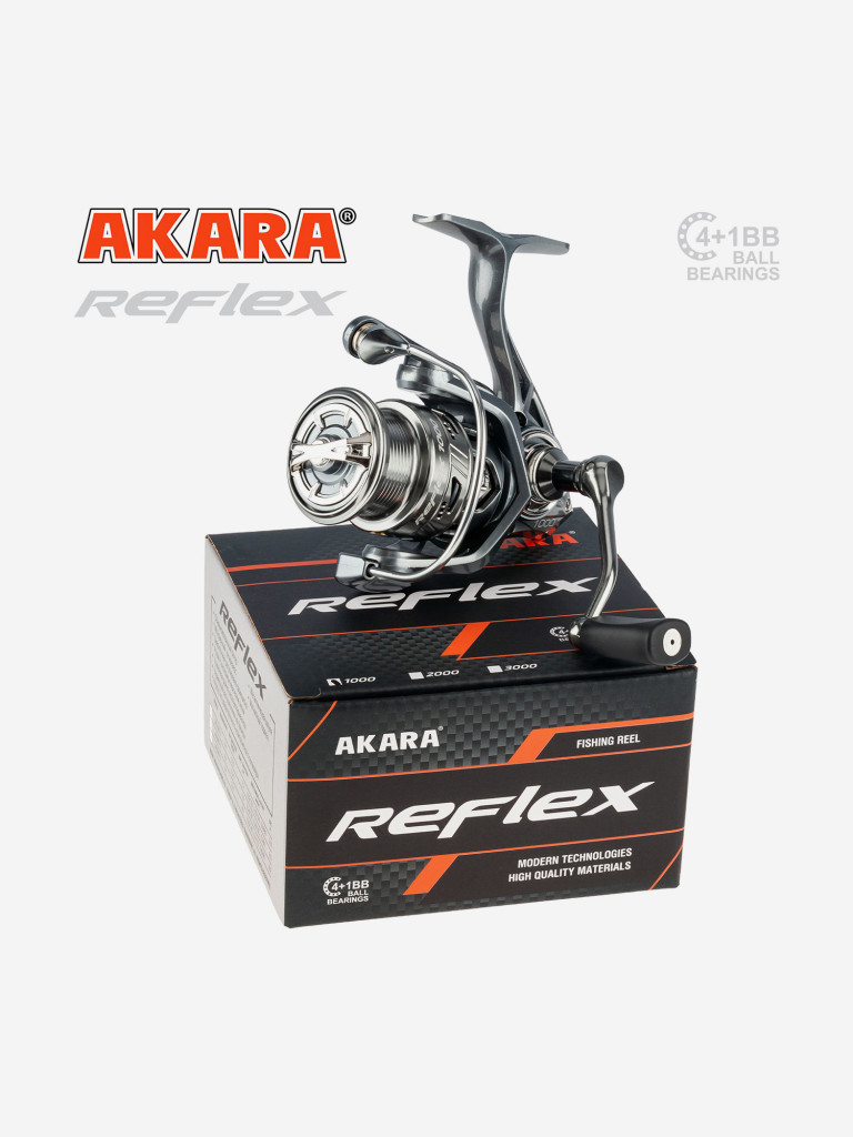 Катушка безынерционная Akara Reflex 3000 4+1bb