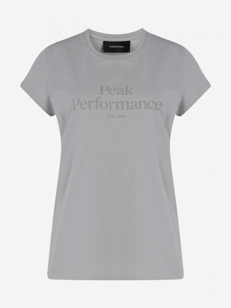 фото Футболка женская peak performance original tee, серый