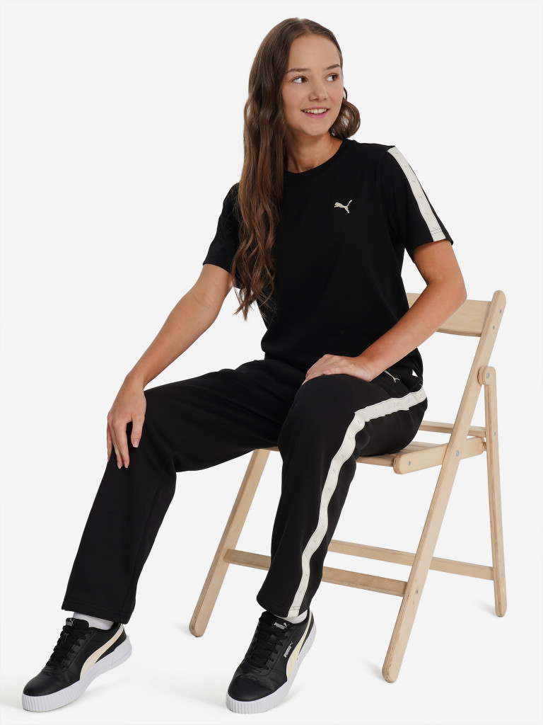 Брюки для девочек PUMA Tape Relaxed