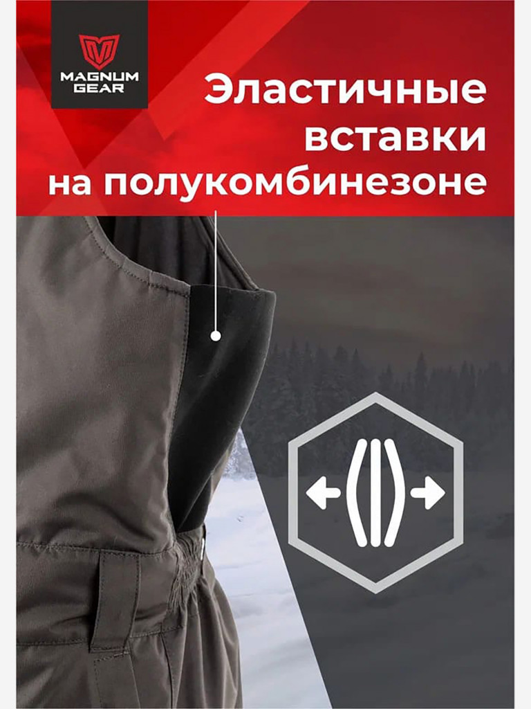 Костюм для рыбалки MAGNUM GEAR YAMAL -40° С графит