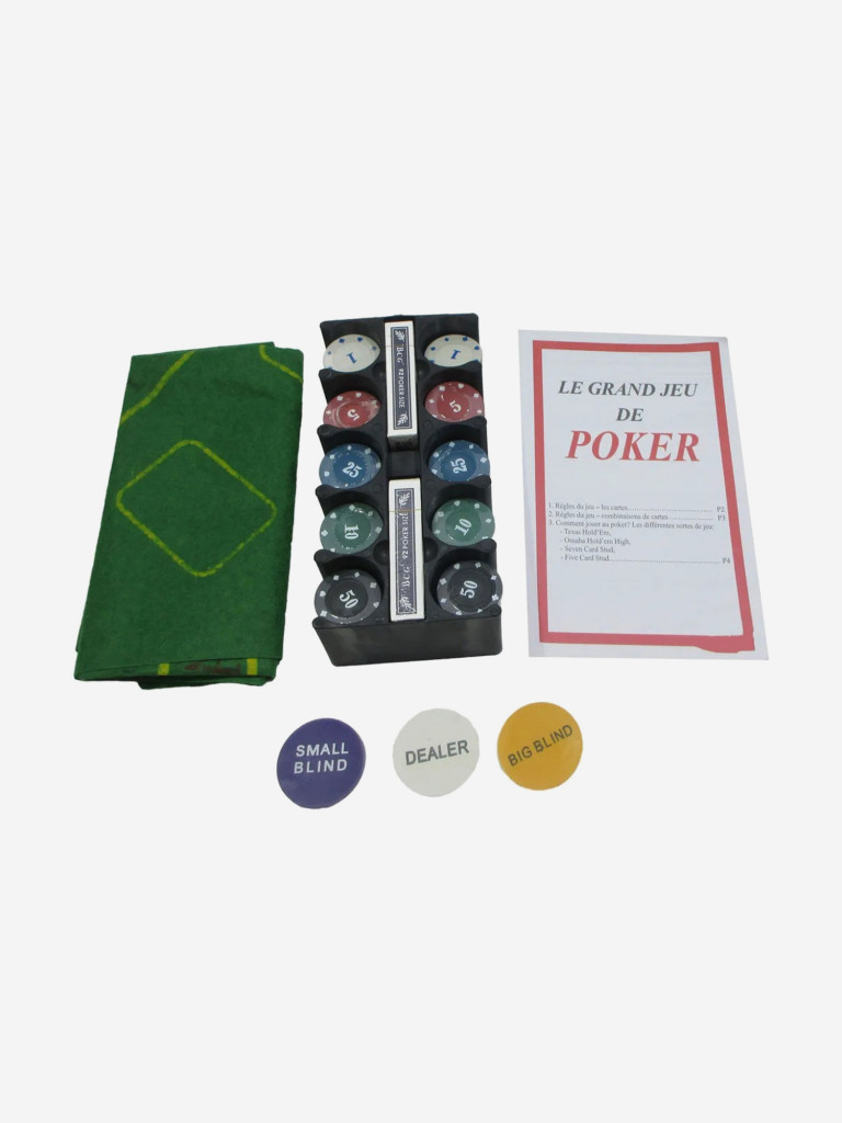 Игра настольная в жестяной коробке, Нескучные игры, Покер 200 фишек