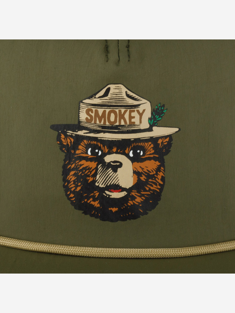 Бейсболка с прямым козырьком AMERICAN NEEDLE 23023A-SBEAR Smokey Bear Catalina (оливковый)