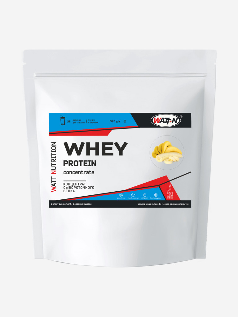 Протеин сывороточный Whey Protein Concentrate 80%, Банан 500 гр