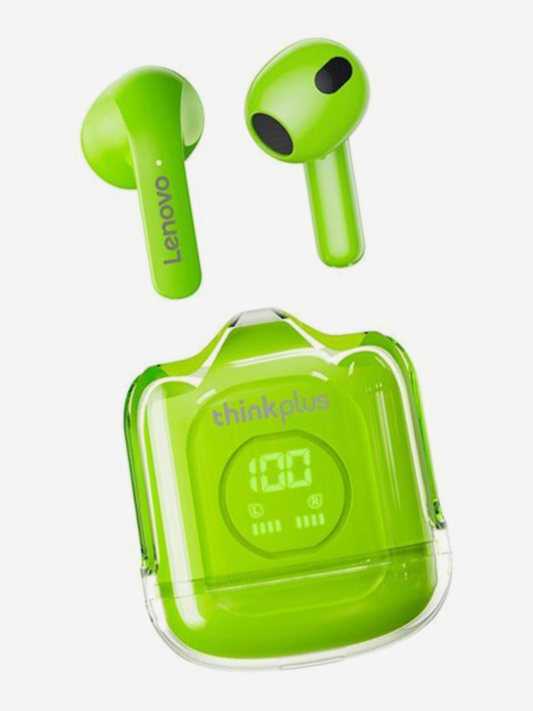Беспроводные наушники Lenovo XT65 True Wireless Earbuds Зеленые